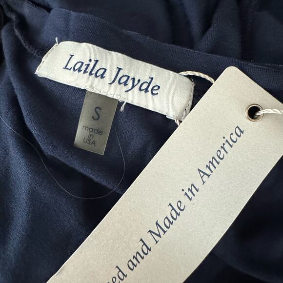 Laila Jayde Double Layer Dress - Blue NWT Size Small - Picture 9 of 9